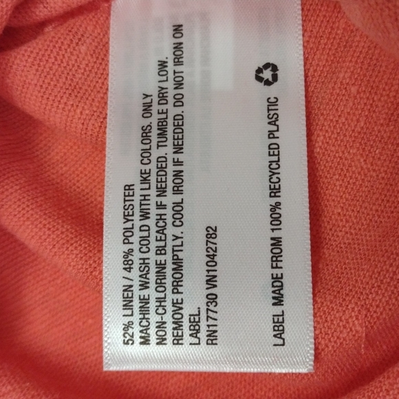 NWT Ava & Viv Sleeveless Orange Tanktop - SIZE: 3X - Picture 6 of 6